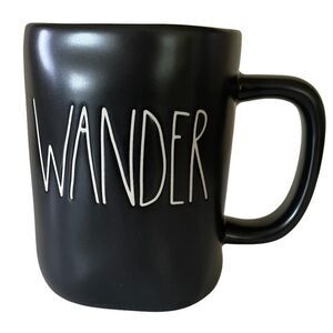 RAE Dunn by Magenta Artisan Collection Wander Mug Cup Black